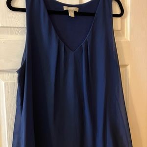 Beautiful Banana Republic Lined, V Neck, Sleeveless Blouse